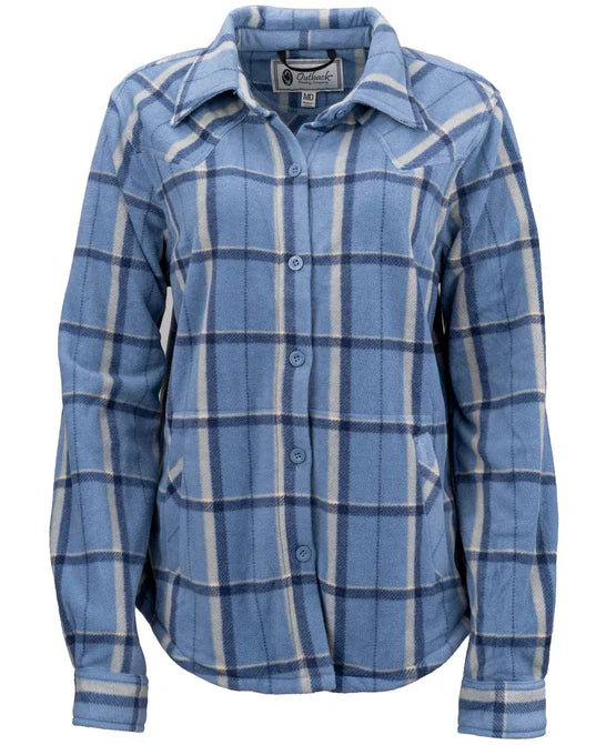 Outback Trading Maine Fleece Big Shirt - Womens