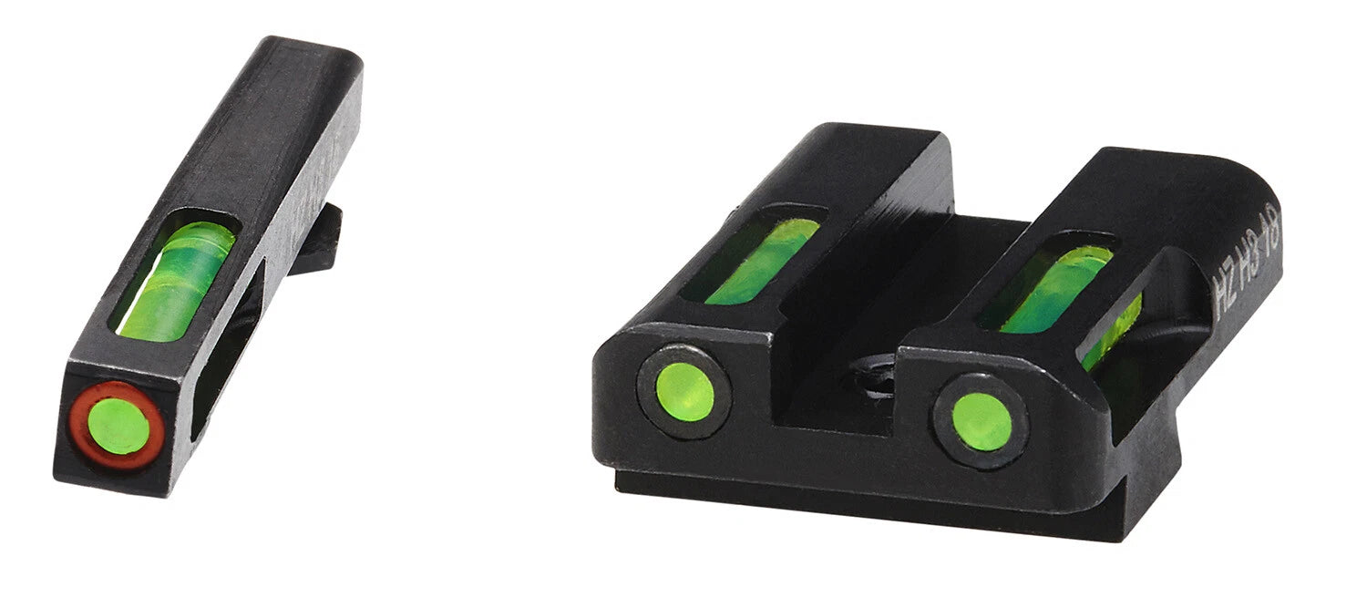 HIVIZ® LiteWave H3® Tritium / Fiber-Optic Sight Set - Glock
