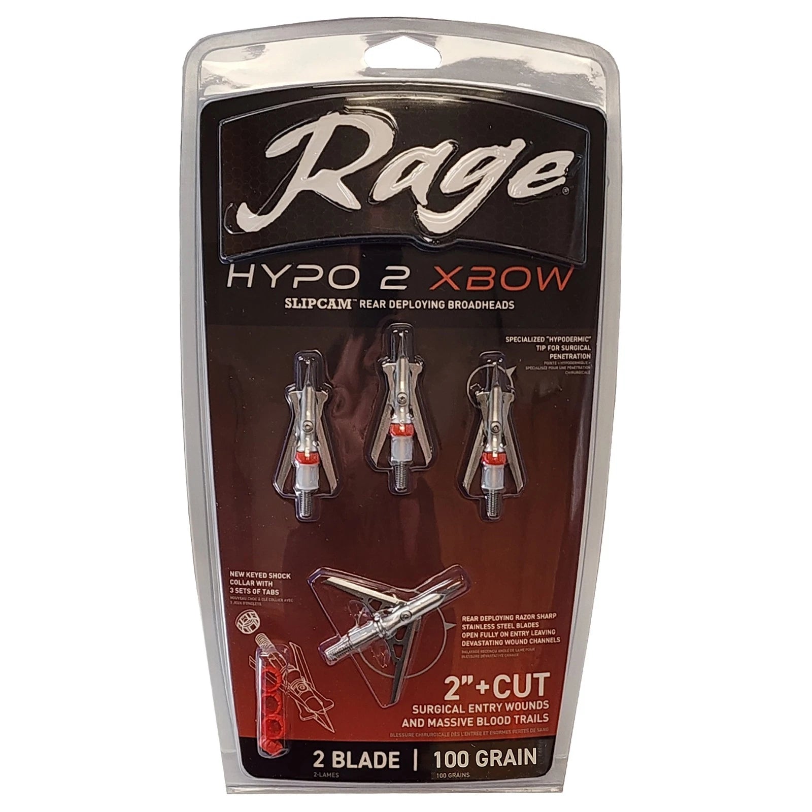 Rage The Hypo 2 Crossbow 2" Expandable Blades