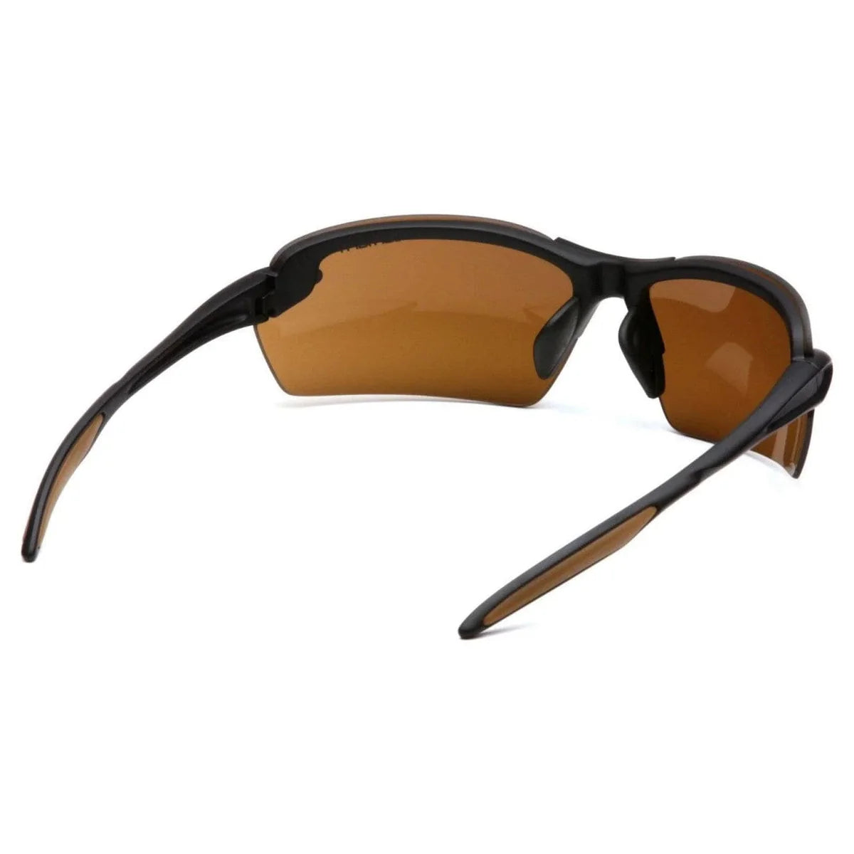Carhartt Spokane Safety Glasses with Black Frame & Sandstone Bronze Lens
