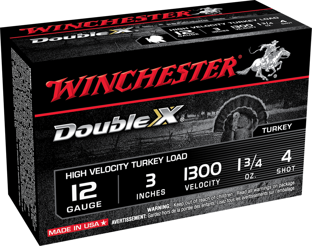 Winchester Double X High Velocity Turkey - 12GA - 3" - #4