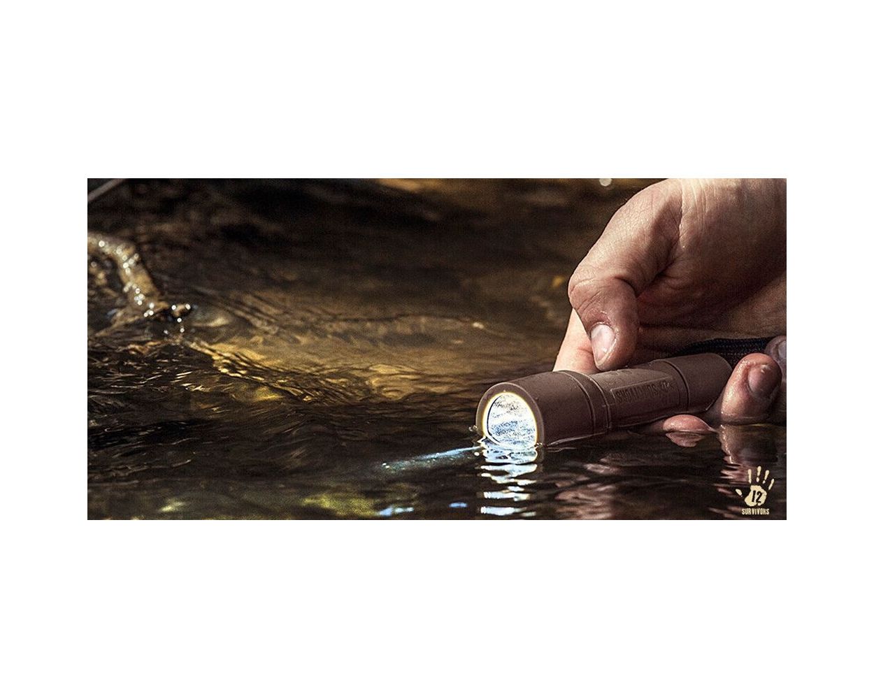 12 Survivors GeoSpark 150 Lumen Flashlight
