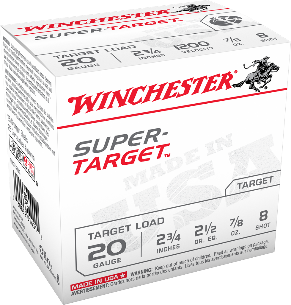 Winchester Super-Target - 20GA - 2 3/4" - 8