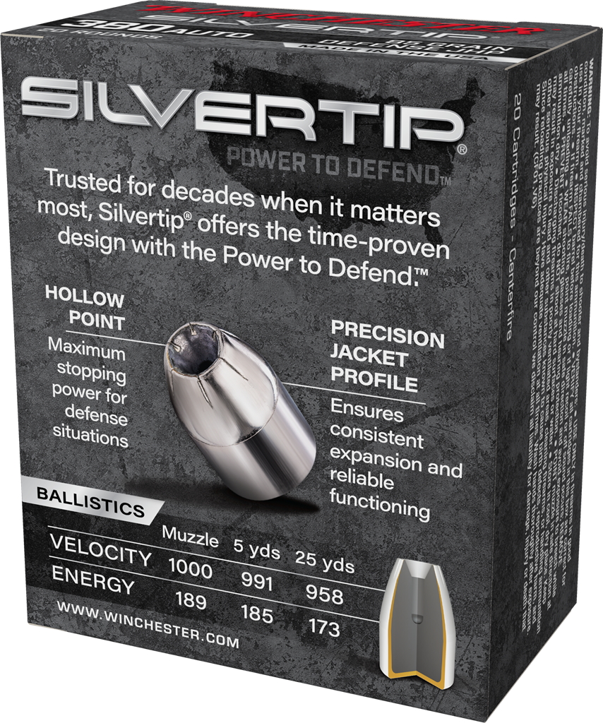 Winchester Silvertip .380Acp / 85Gr