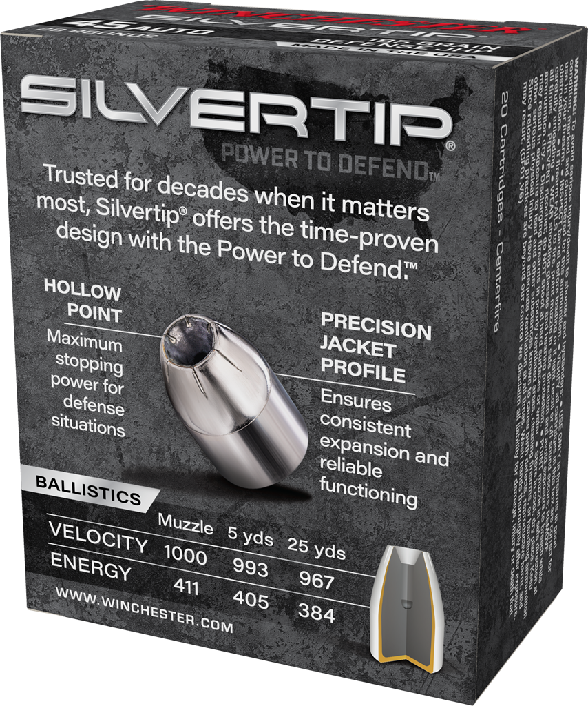 Winchester Silver Tip .45Auto / 185Gr