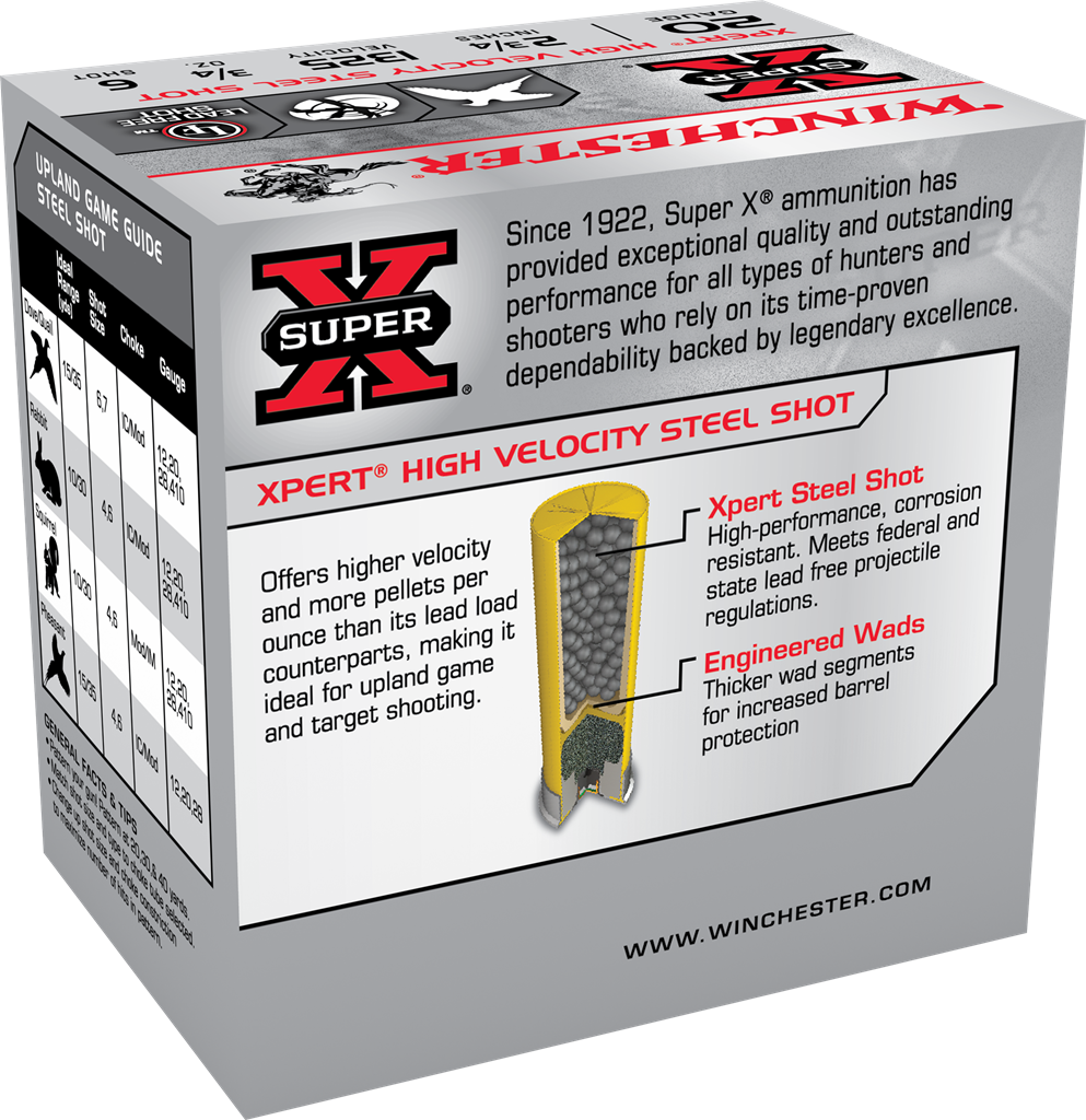 Winchester Super X - 20GA - 2 3/4" - 6