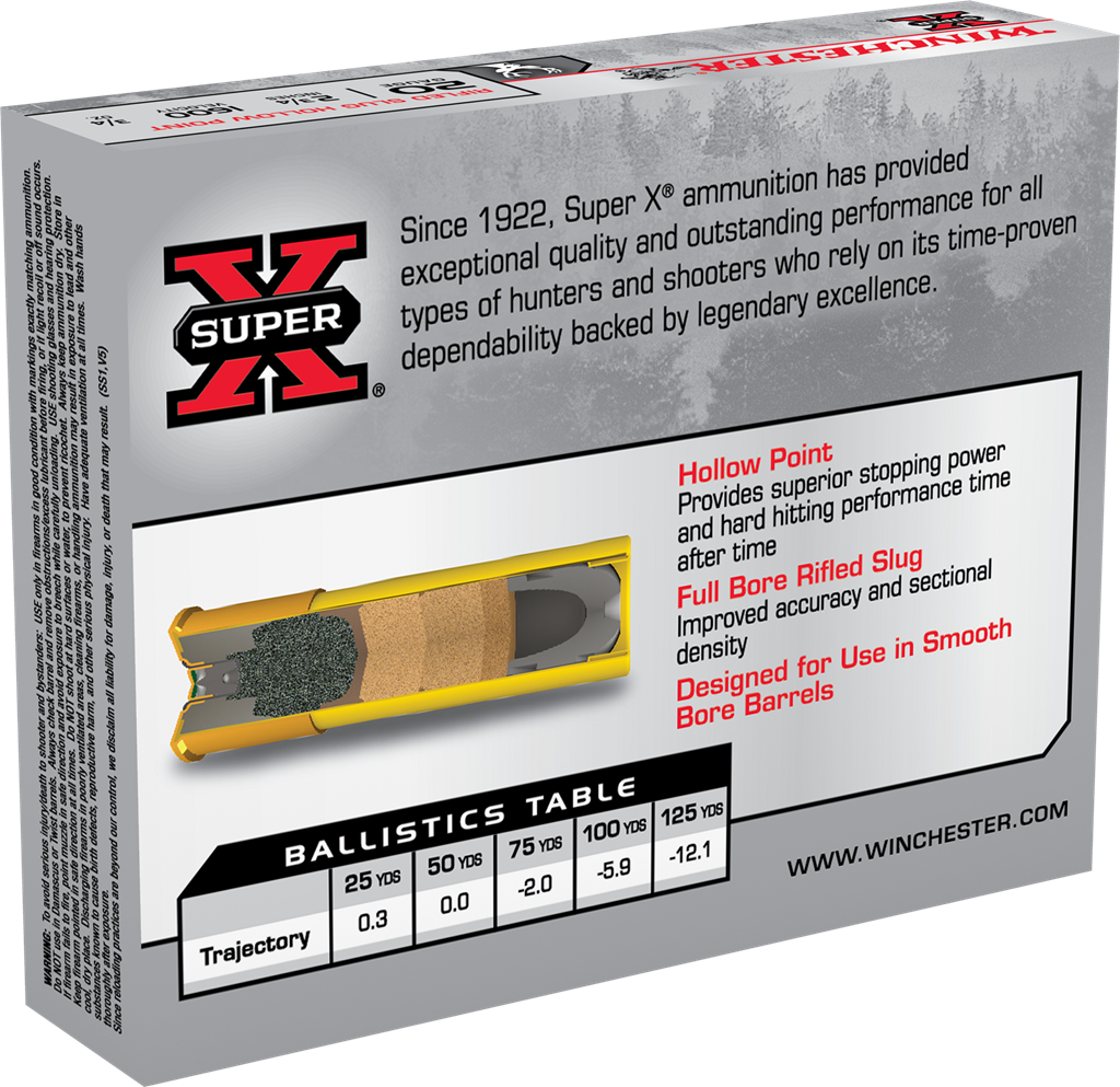 Winchester Super X - 20GA - 2 3/4" - R Slug