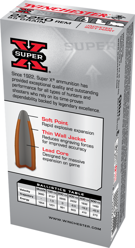 Winchester Super-X .22-250Rem / 55gr