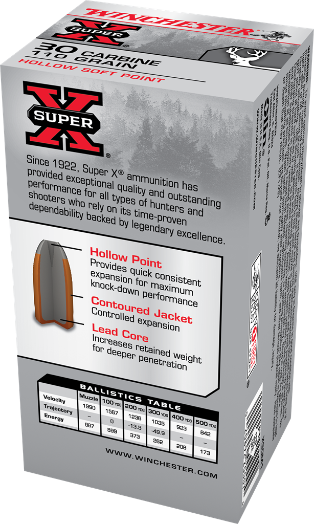 Winchester Super-X .30Carbine / 110Gr