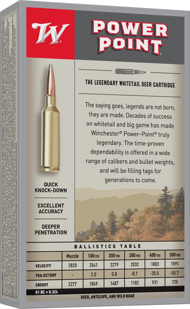Winchester Power-Point 6.5Creedmoor / 129Gr