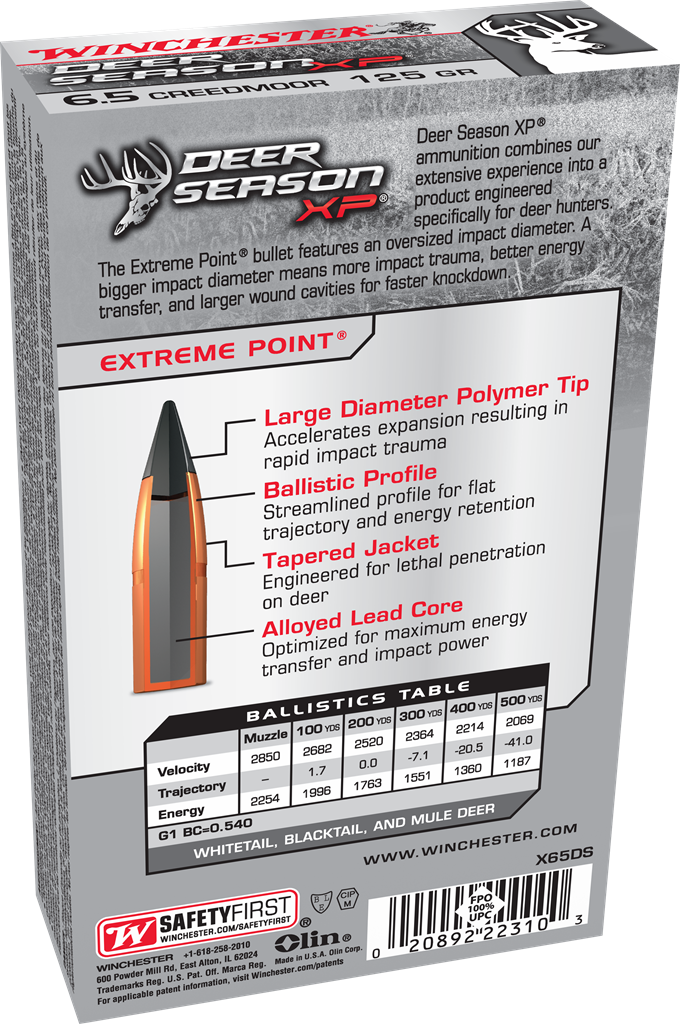 Winchester Deer Season XP 6.5 Creedmoor / 125Gr