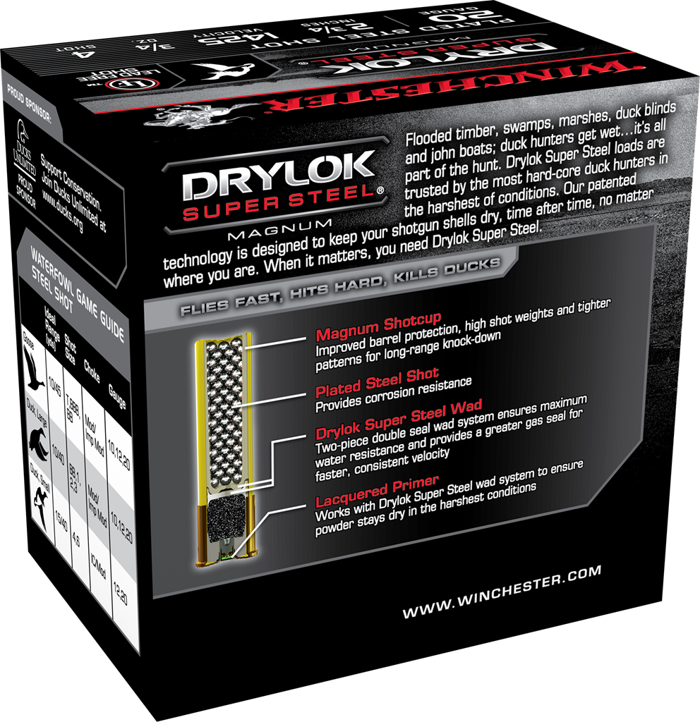 Winchester Drylok Super Steel - 20GA - 2 3/4" - 4