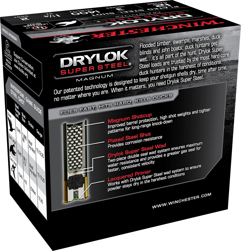Winchester Drylok Super Steel - 12GA - 3" - 2