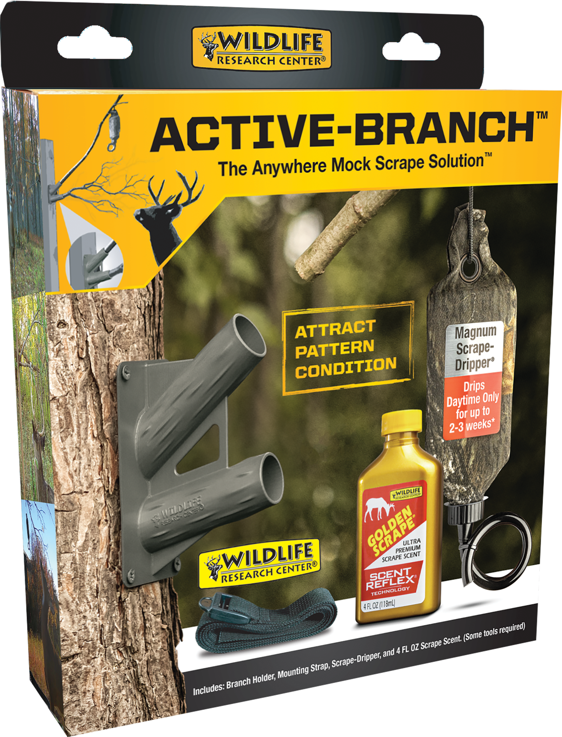 Wildlife Research Center Active-Branch Mock Scrape Kit