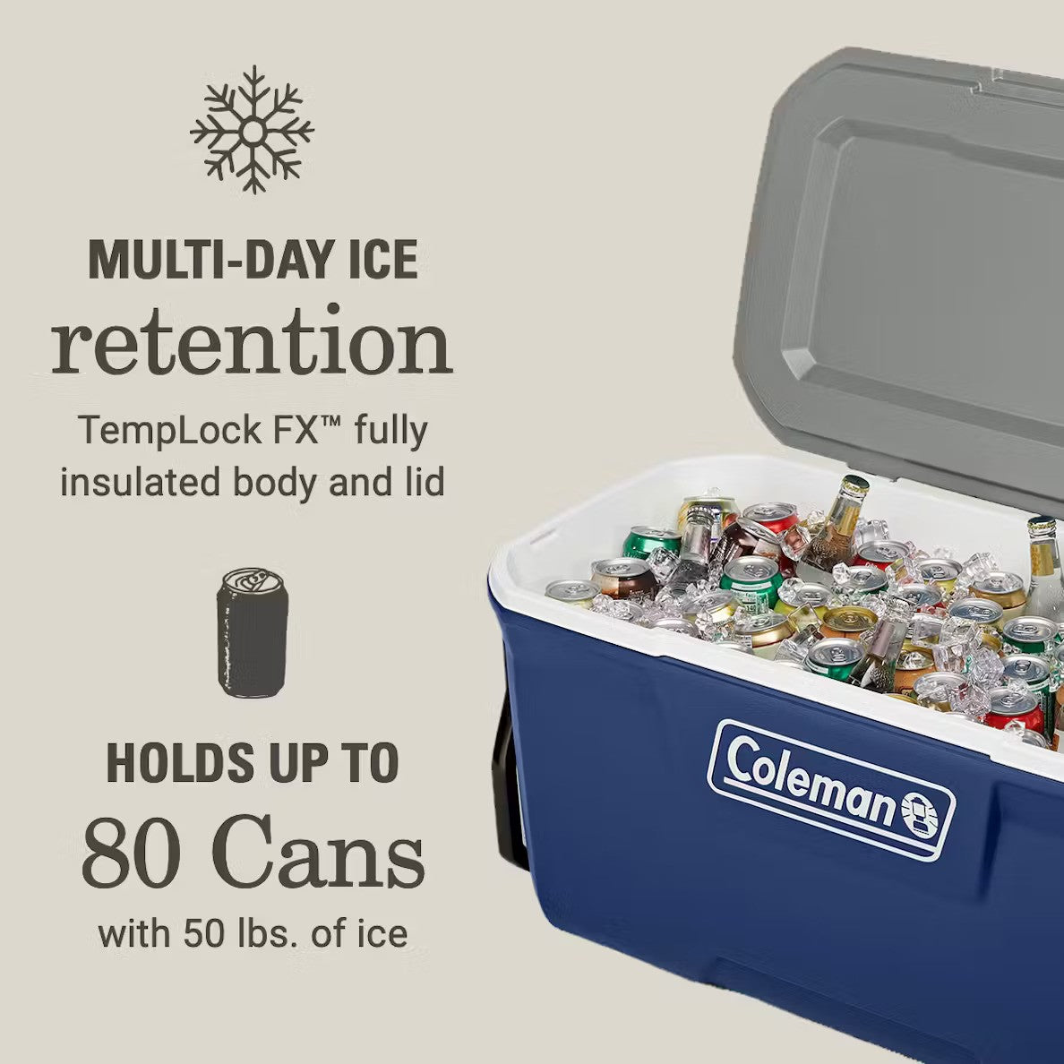 Coleman Classic Series 100-Quart Wheeled Cooler