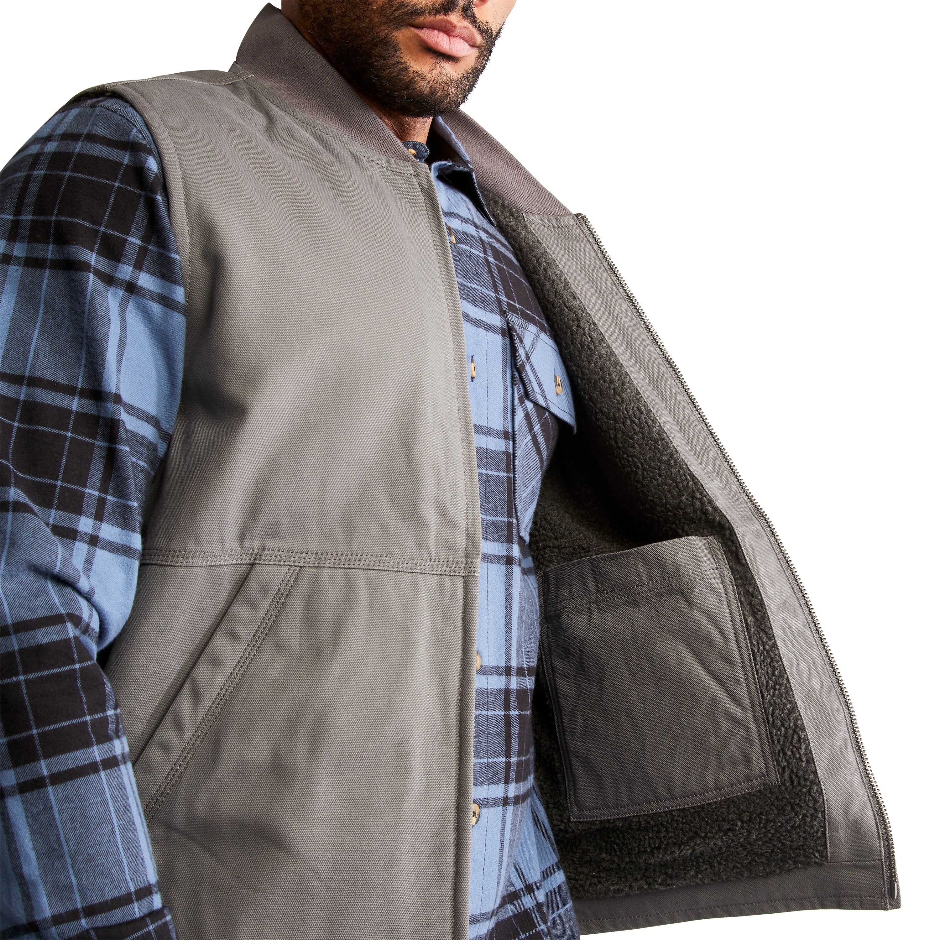 Timberland Gritman Lined Canvas Vest - Mens