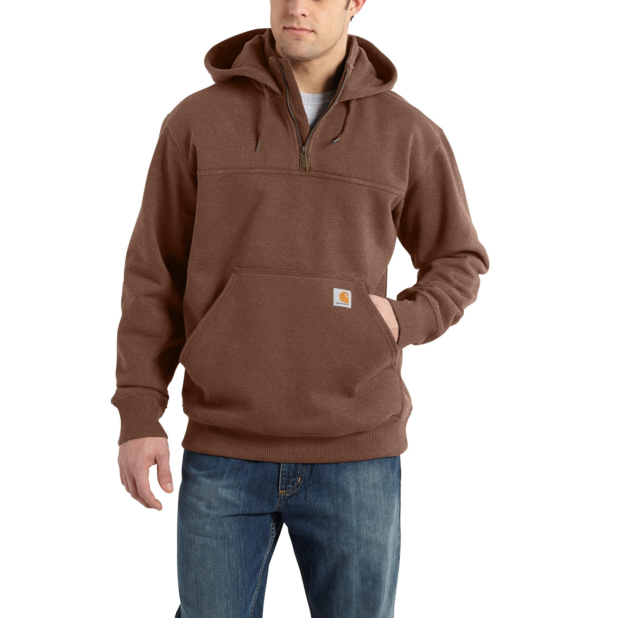 Carhartt Heavyweight Rain Defender 1/4 Zip Hoodie - Tall - Mens