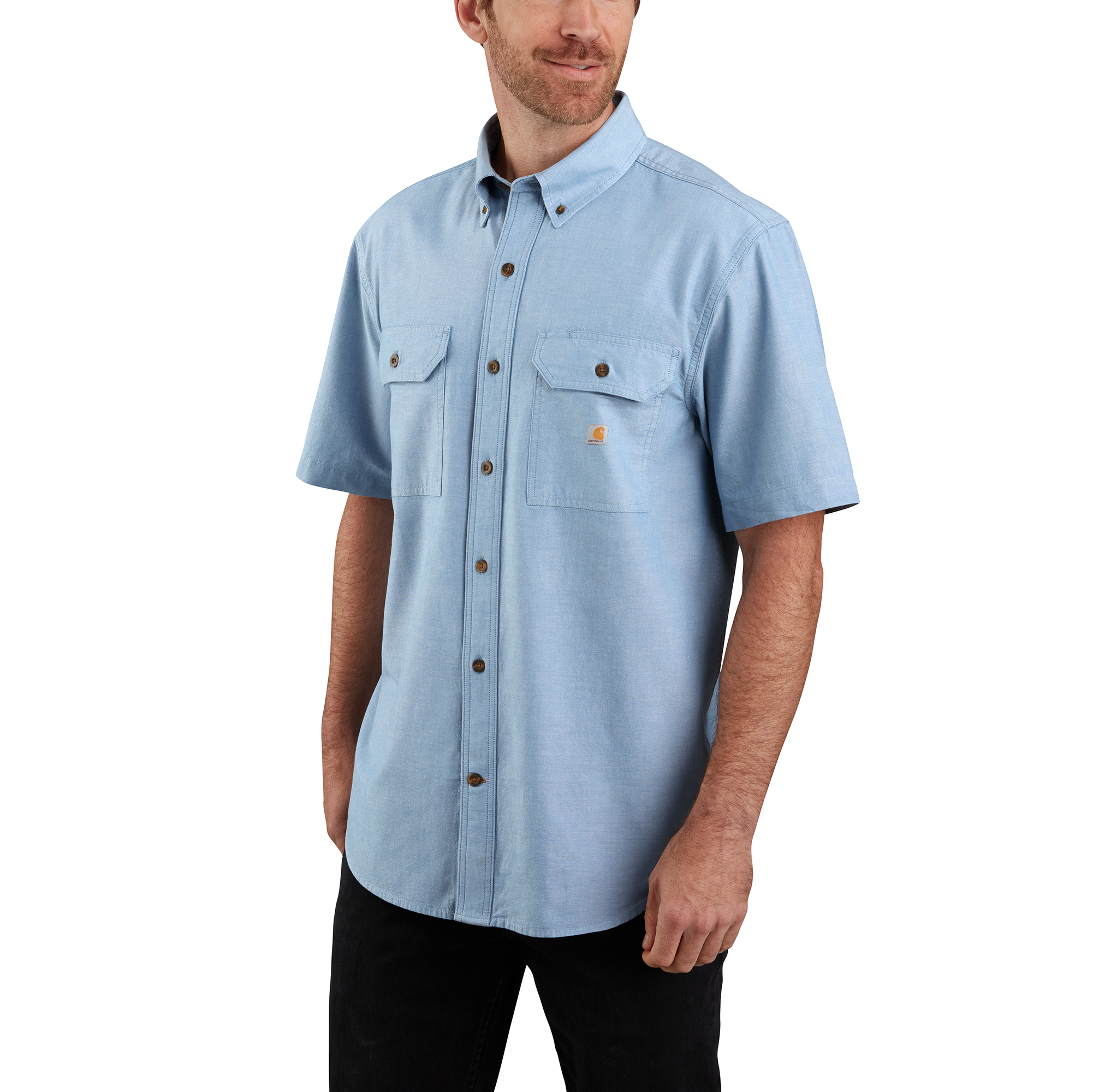 Carhartt Midweight Chambray Short Sleeve - Tall - Mens