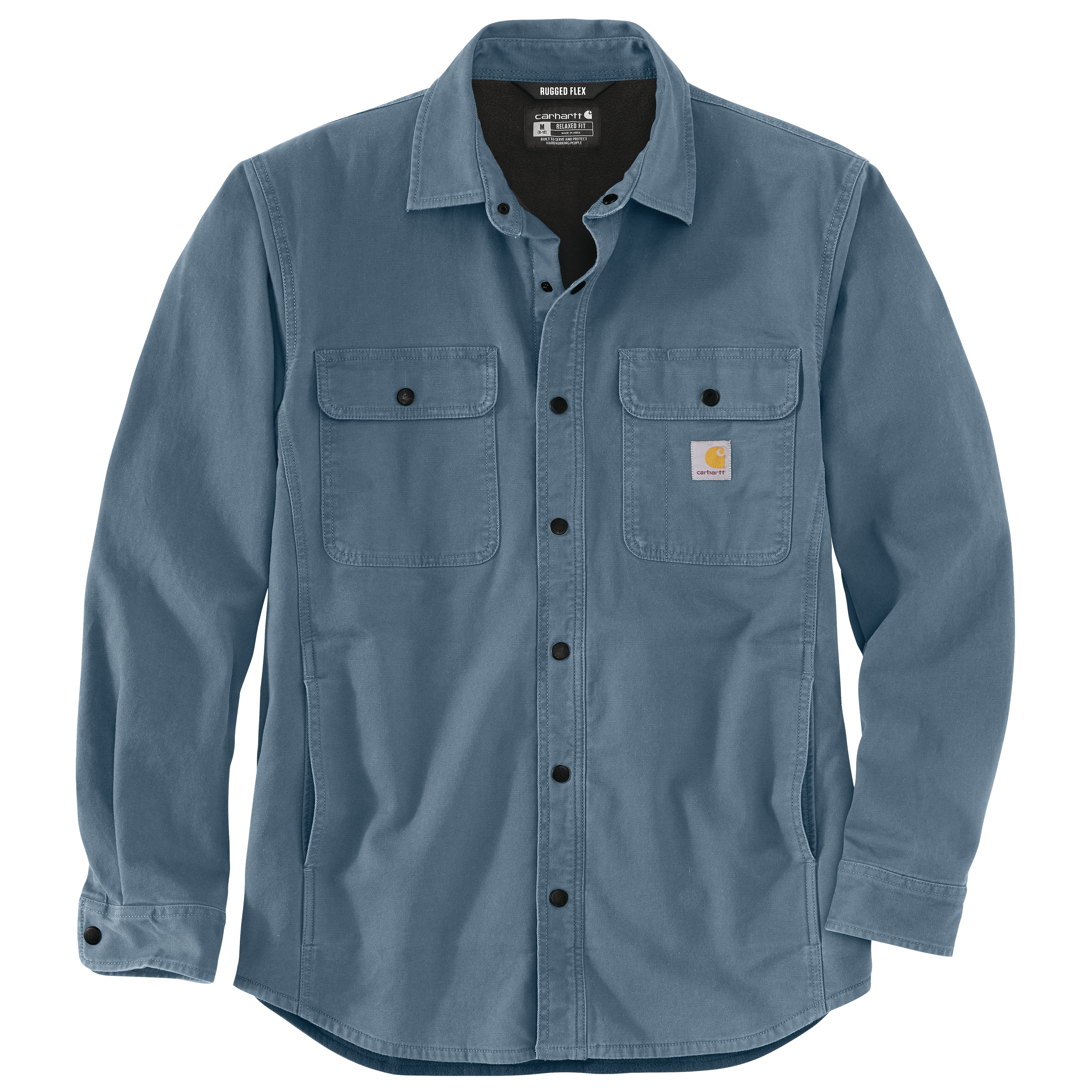 Carhartt Canvas Fleece Lined Snap Front Jac Shirt - Mens