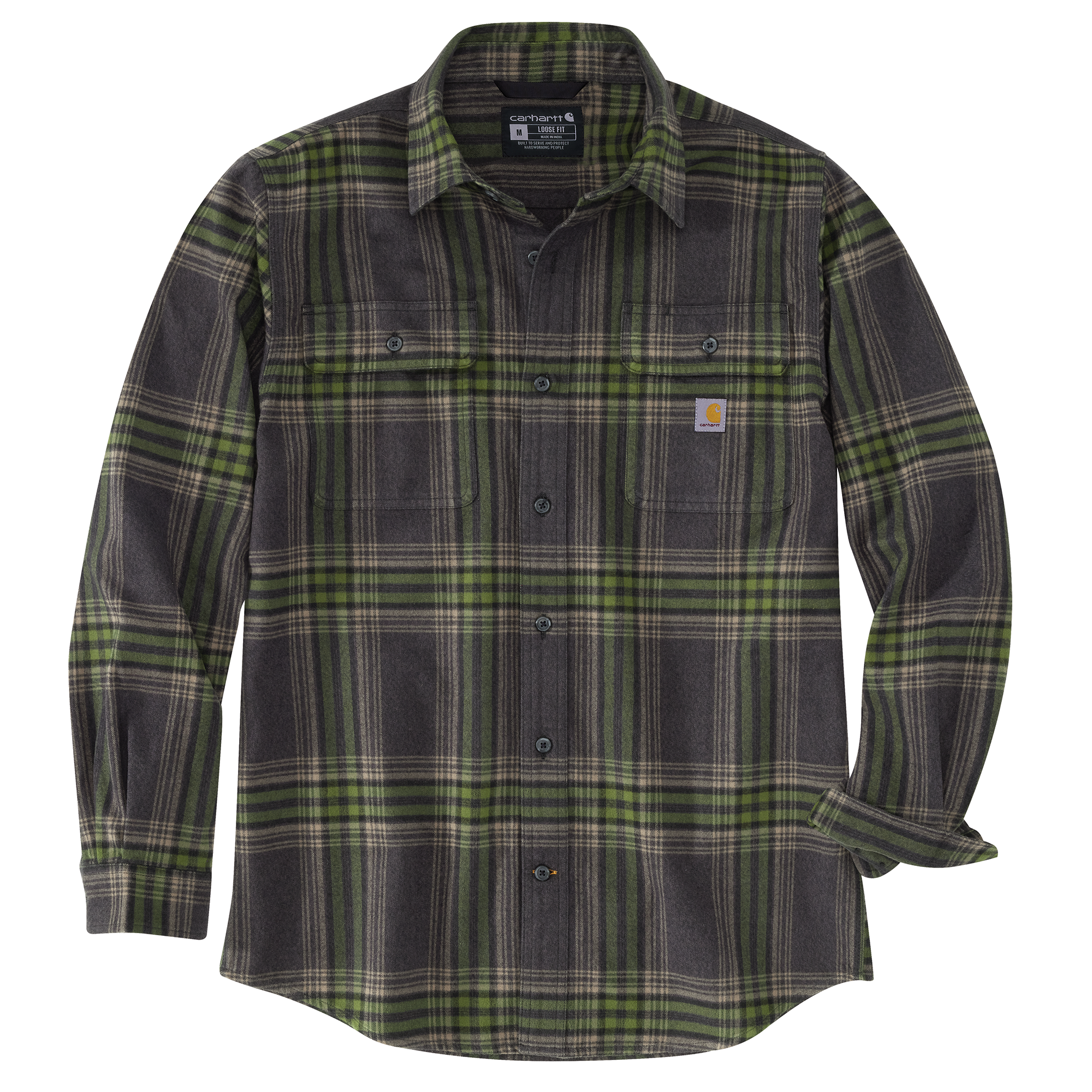 Carhartt Heavyweight Plaid Flannel Long Sleeve - Mens