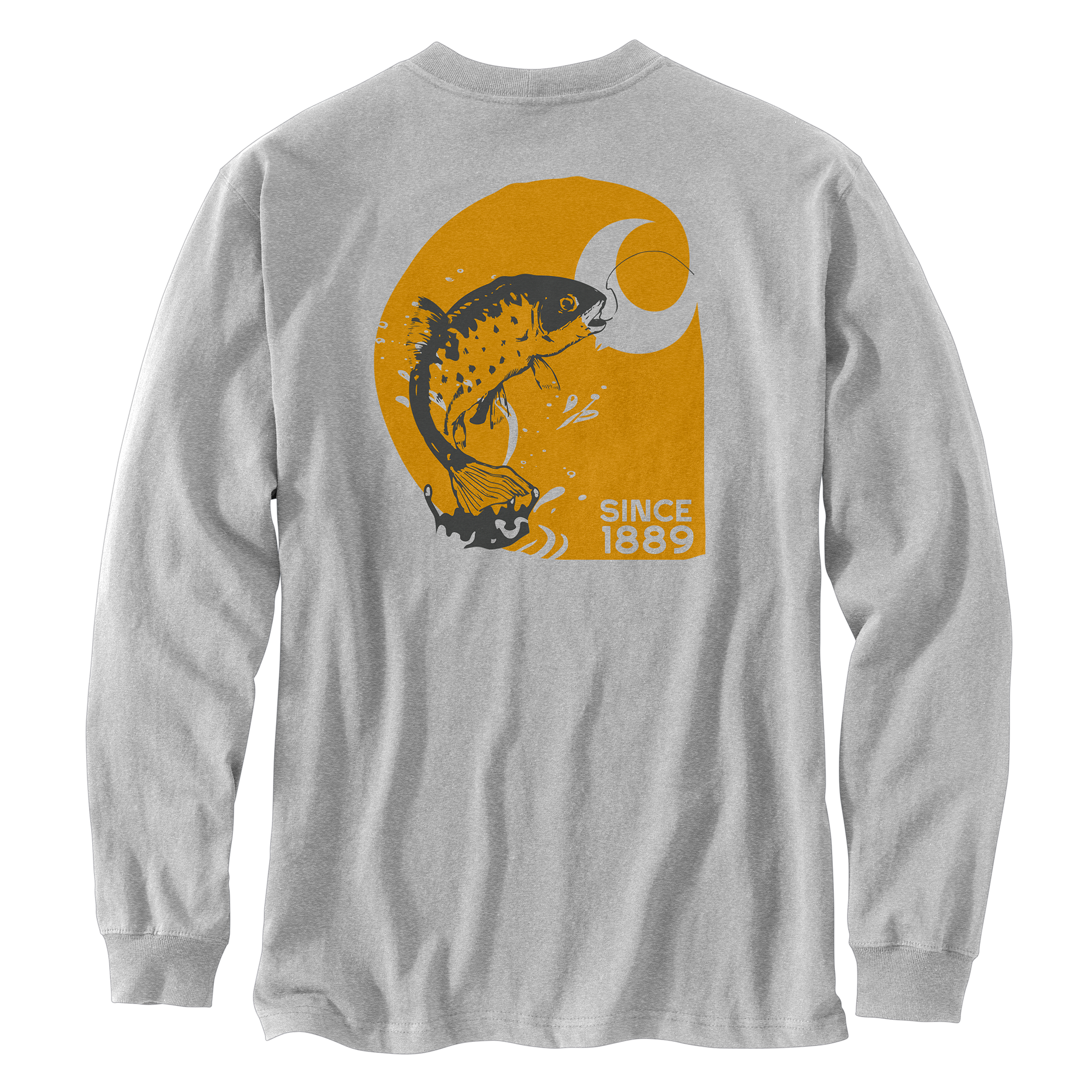 Carhartt Heavyweight Fish Graphic Long Sleeve - Mens