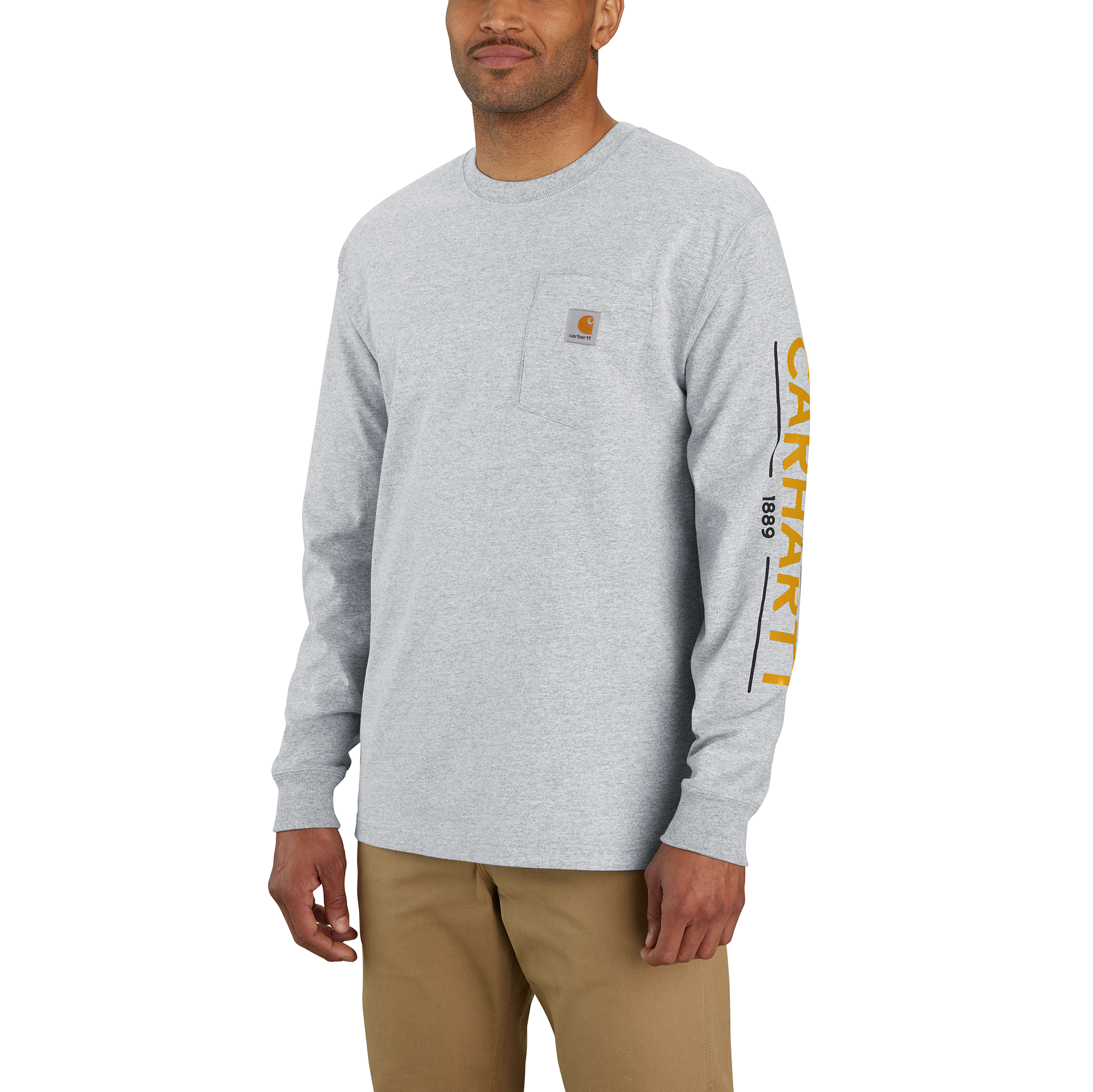 Carhartt Heavyweight Fish Graphic Long Sleeve - Mens