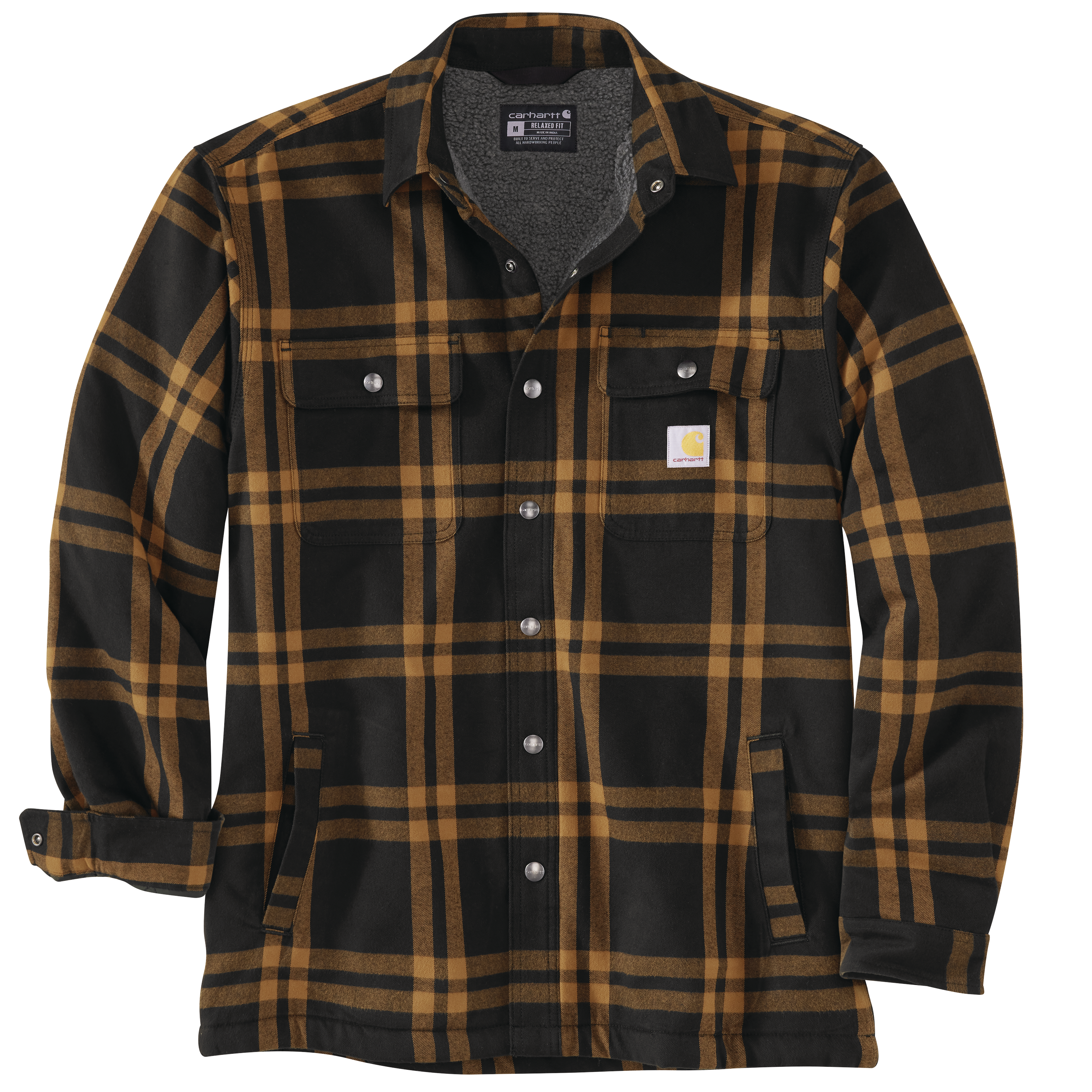 Carhartt Relaxed Flannel Sherpa Lined Jac - Mens