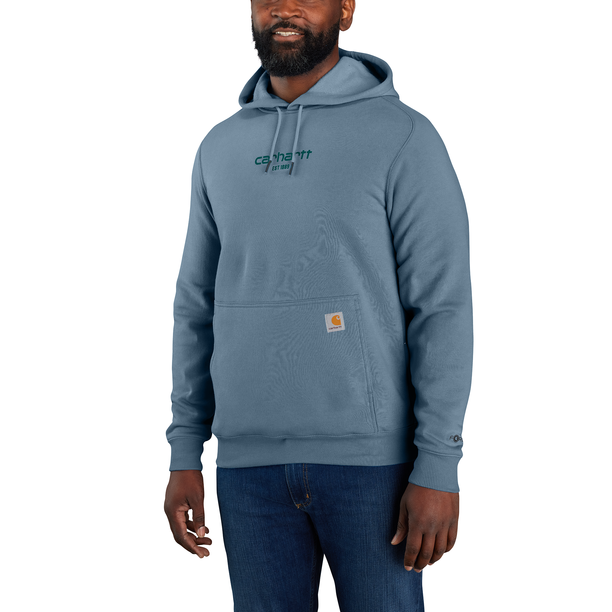 Carhartt Force Lightweight Graphic Logo Sweatshirt - Tall - Mens