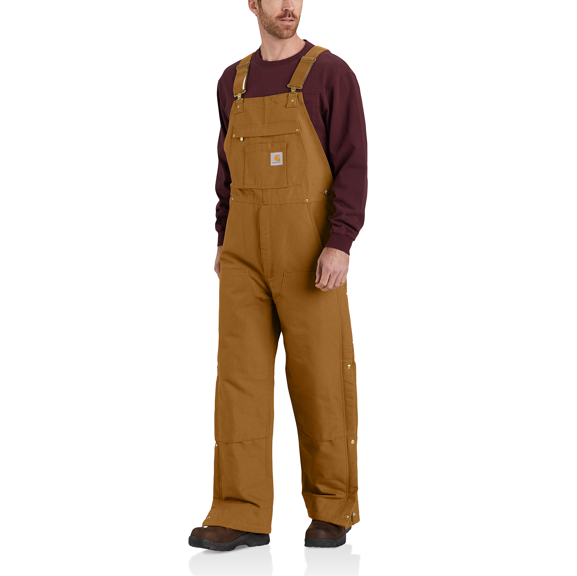 Carhartt Loose Fit Firm Duck Insulated Overall  - Tall - Mens