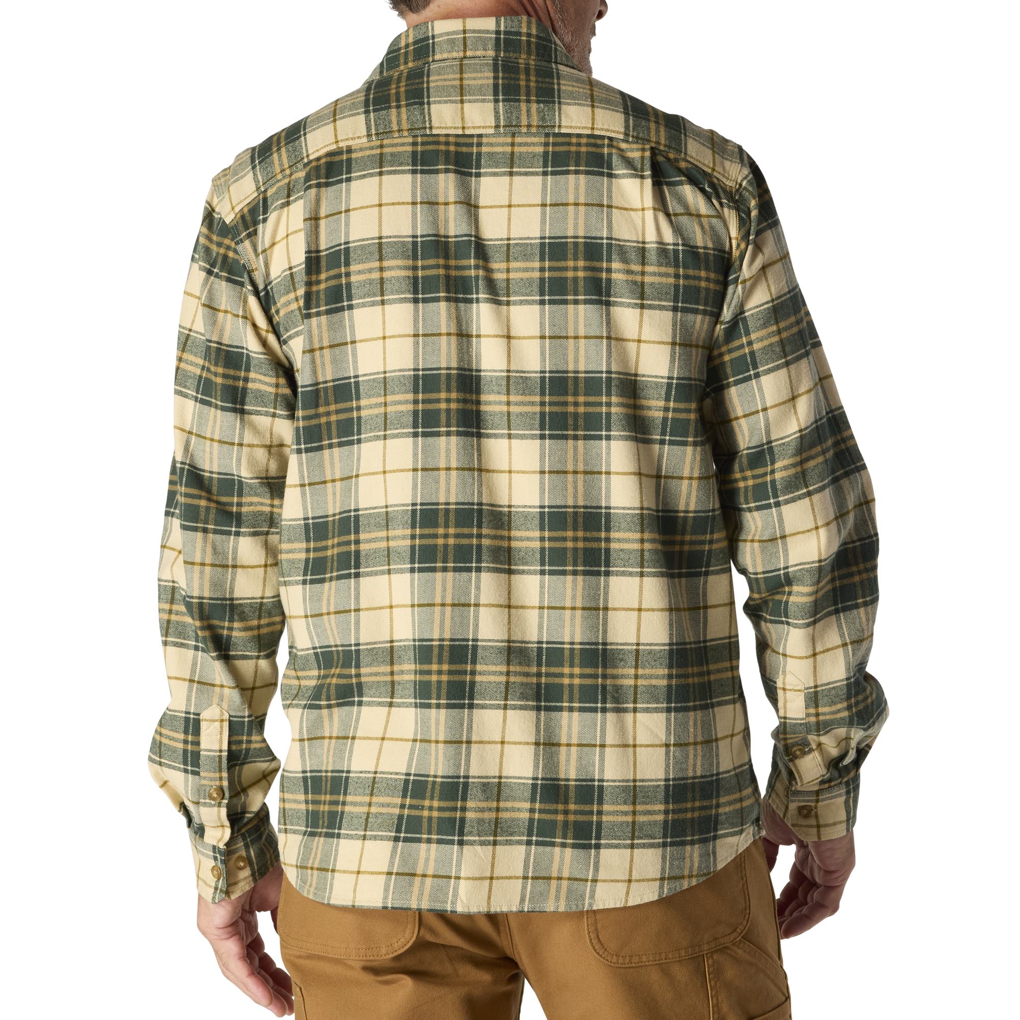 Carhartt Rugged Flex™ Midweight Flannel Long-Sleeve Plaid Shirt - Mens