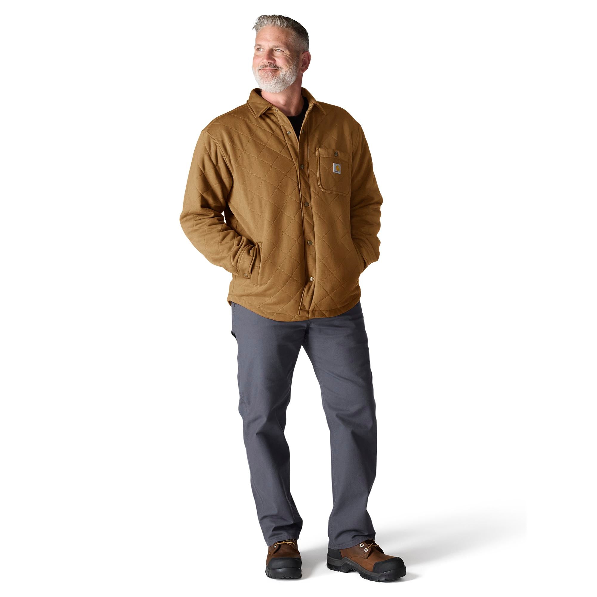 Carhartt Rain Defender® Heavyweight Quilted Shirt Jac - Mens