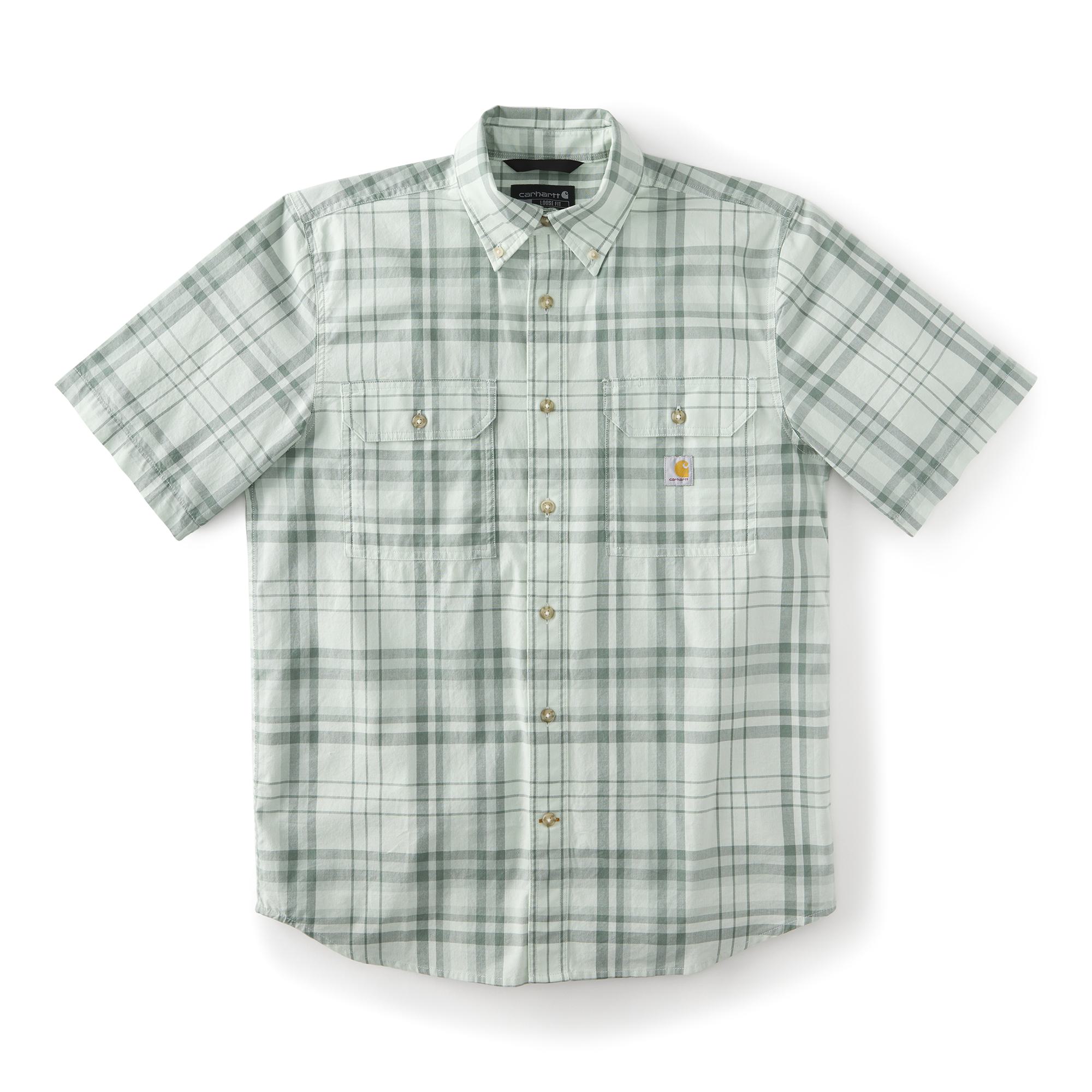 Carhartt Fort Loose Short Sleeve Plaid Shirt - Mens