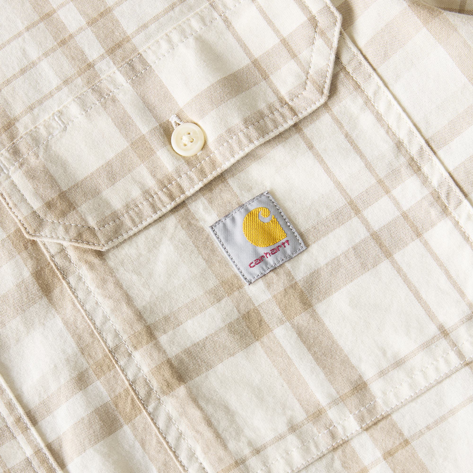 Carhartt Fort Loose Short Sleeve Plaid Shirt - Tall - Mens
