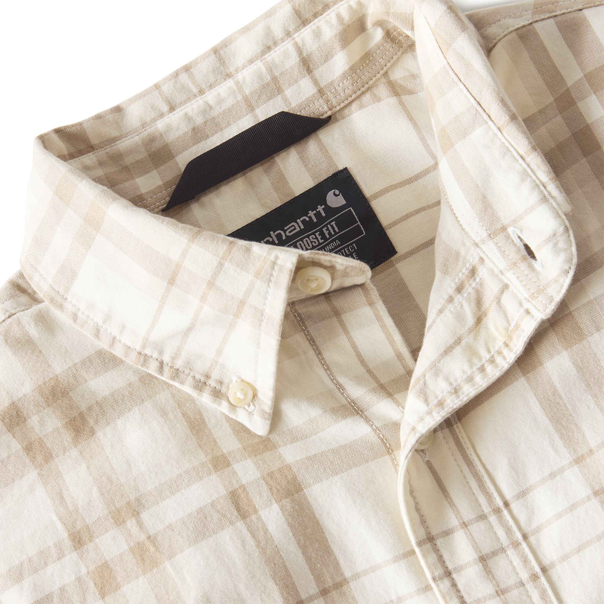 Carhartt Fort Loose Short Sleeve Plaid Shirt - Mens