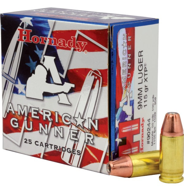 Hornady American Gunner XTP 9Mm / 115Gr