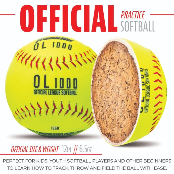 Franklin Official League Practice Softballs