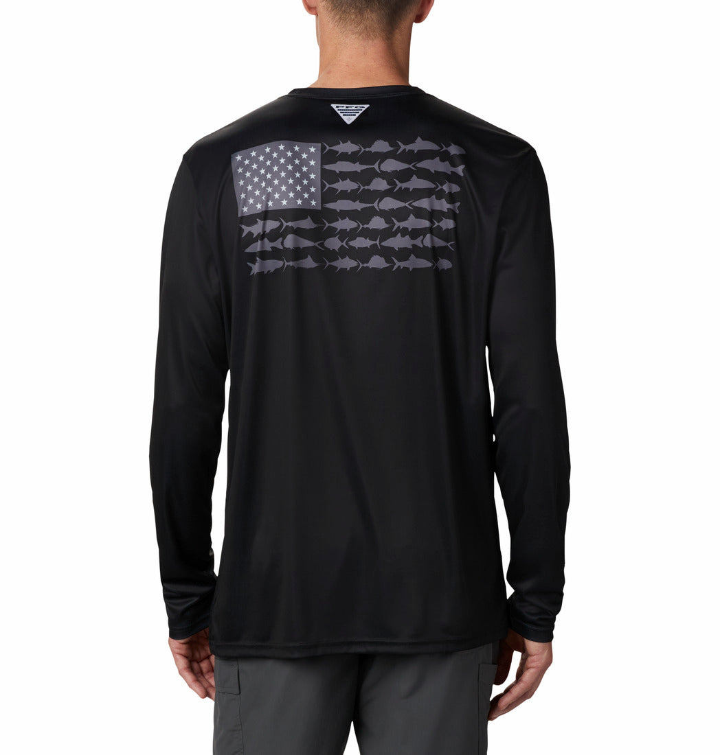 Columbia Terminal Tackle PFG Fish Flag Long Sleeve - Mens