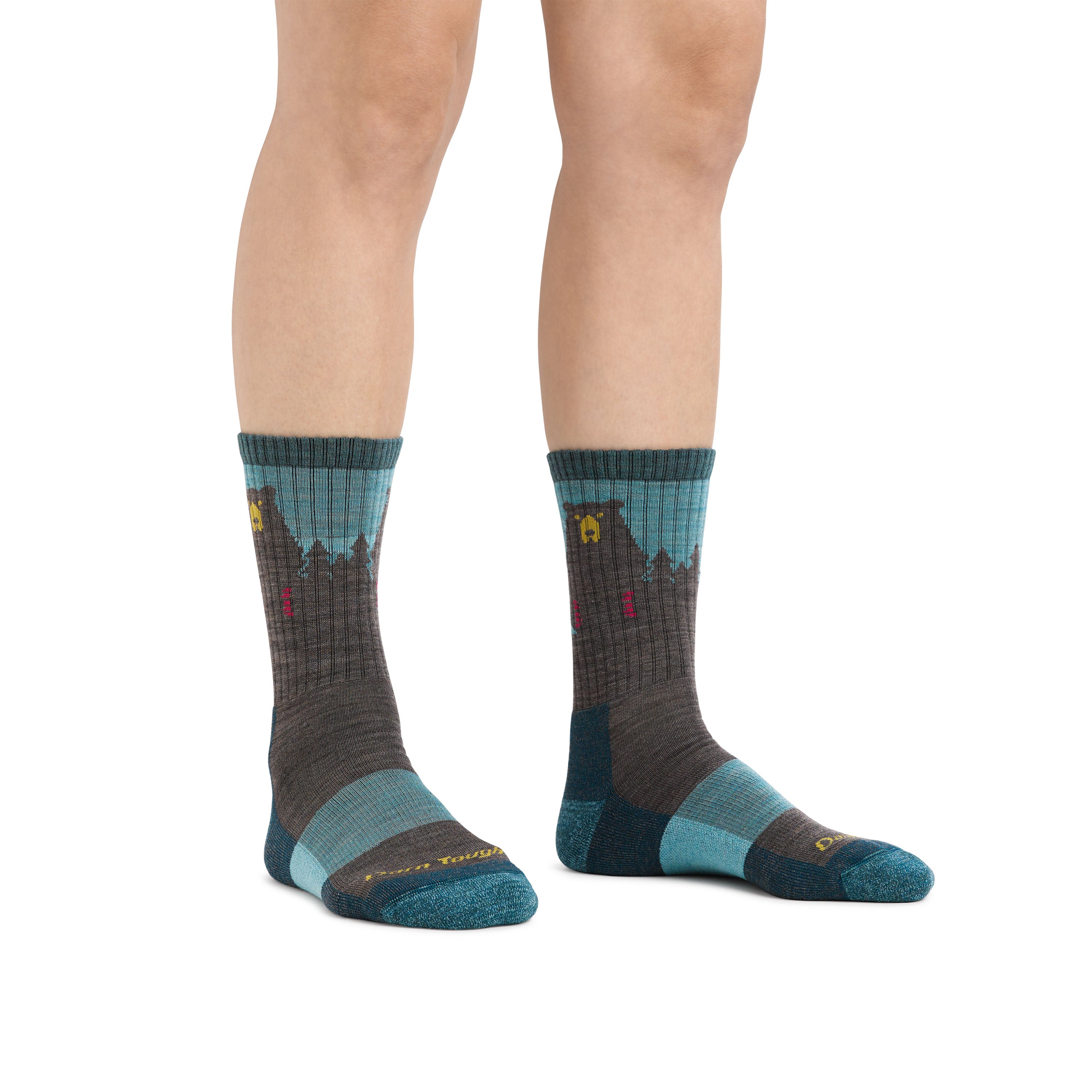 Darn Tough Bear Town Micro Crew Lightweight Socks - Womens