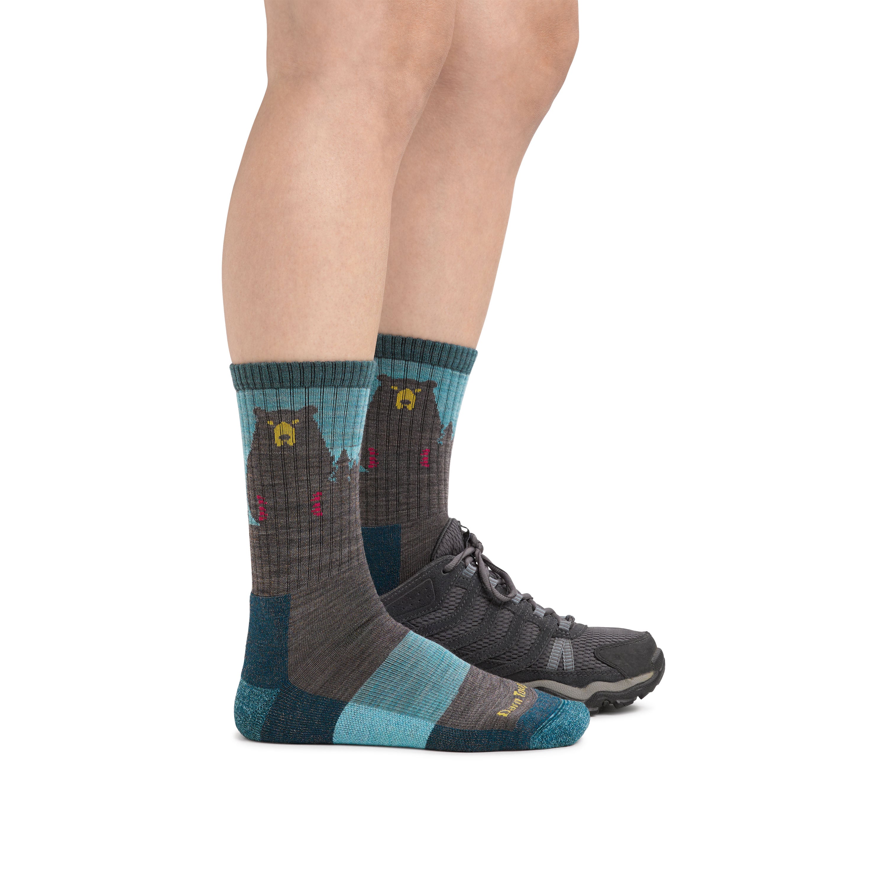 Darn Tough Bear Town Micro Crew Lightweight Socks - Womens