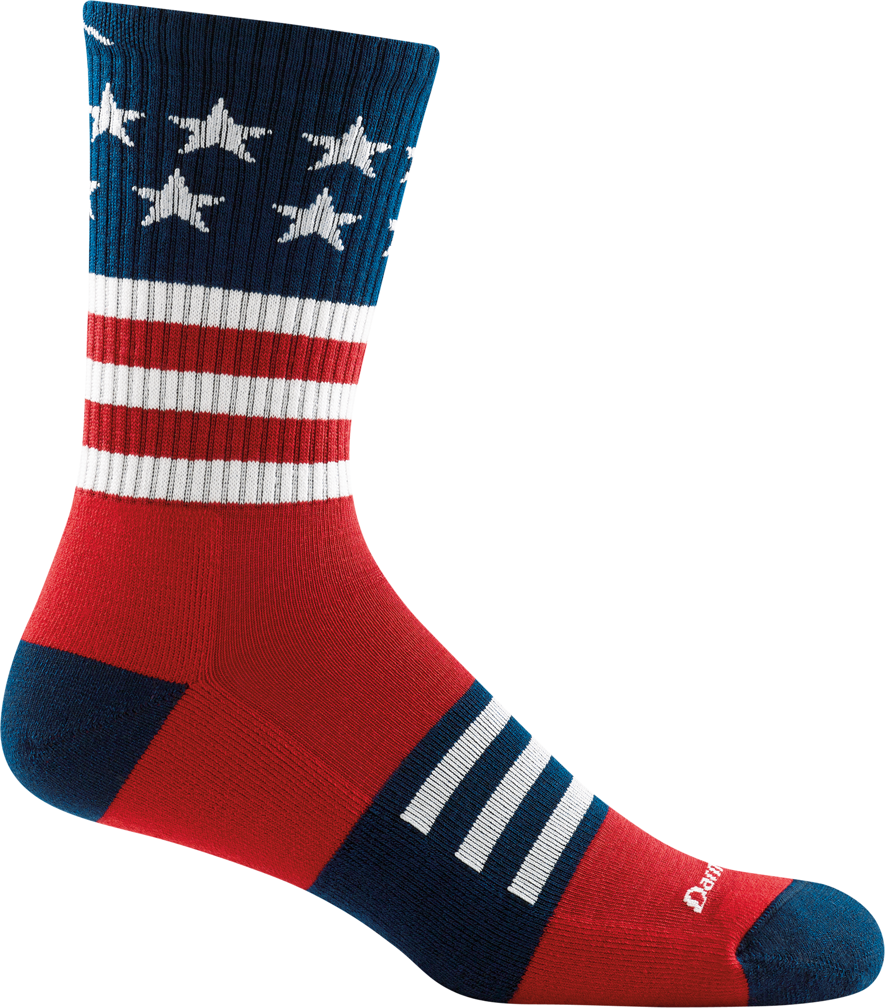 Darn Tough Captain Stripe Lightweight Crew Socks- Mens