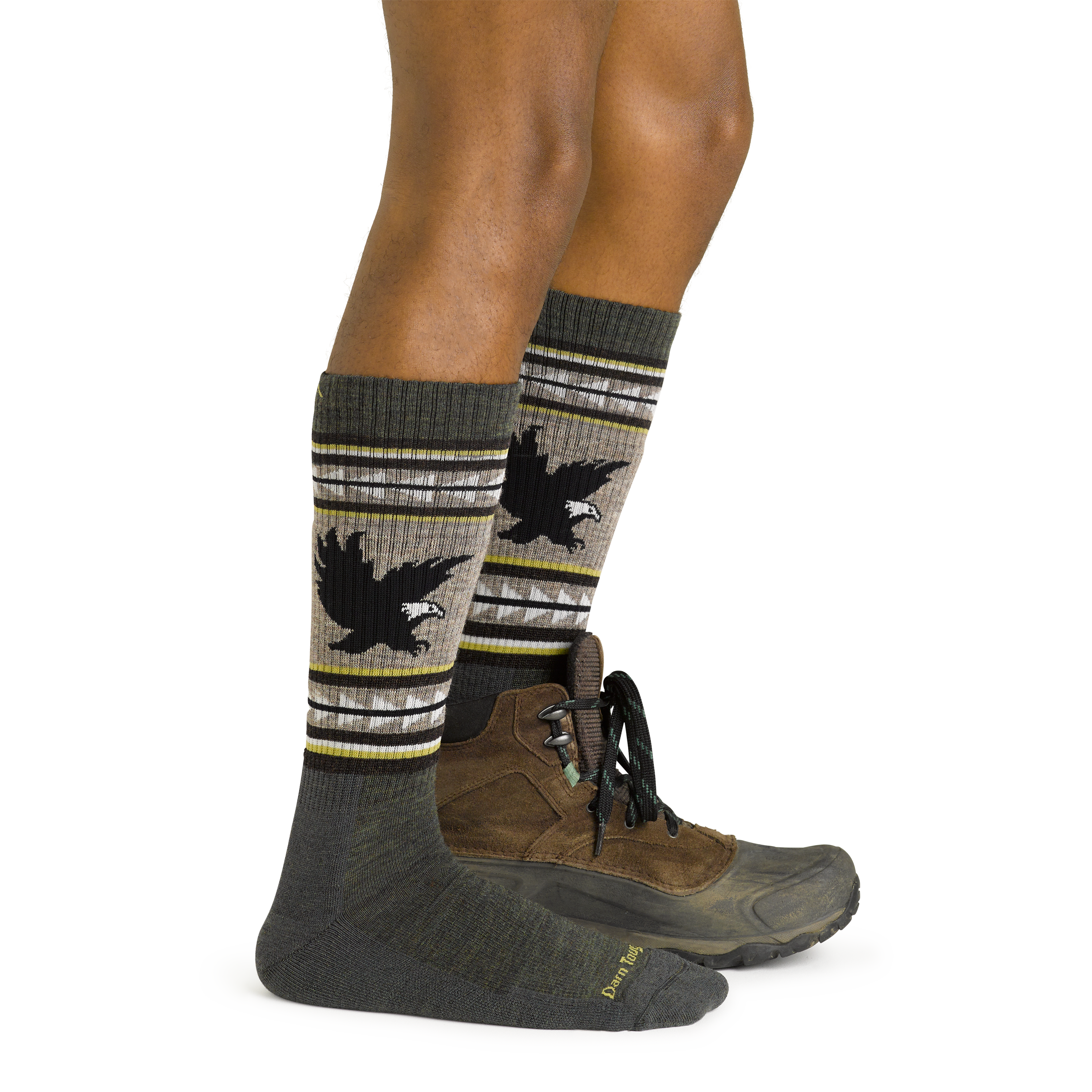 Darn Tough Van Grizzle Midweight Boot Socks - Mens