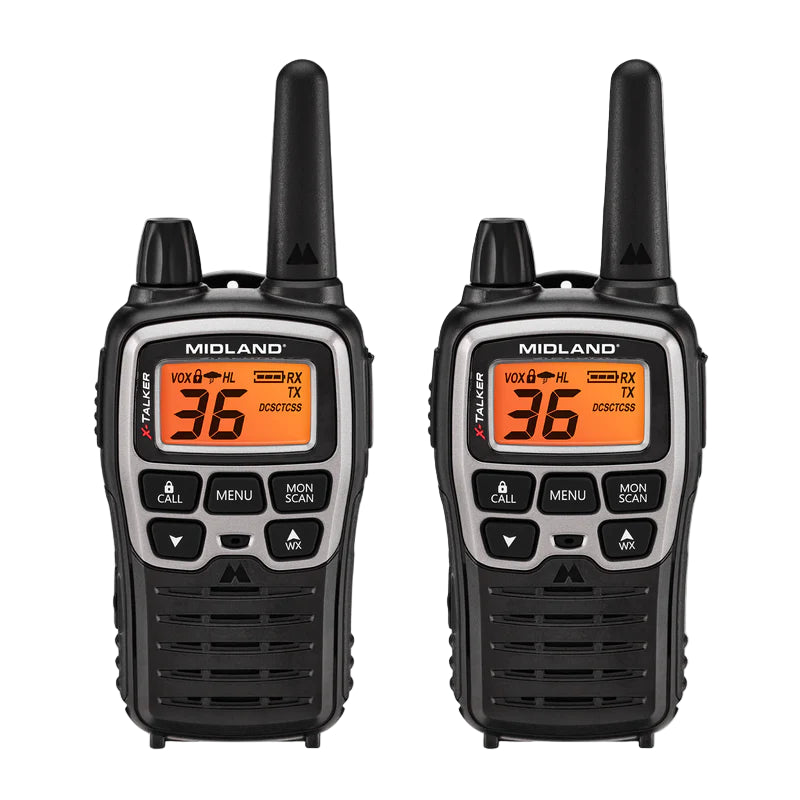 Midland T77 X-Talker® FRS Walkie Talkie Bundle with Case