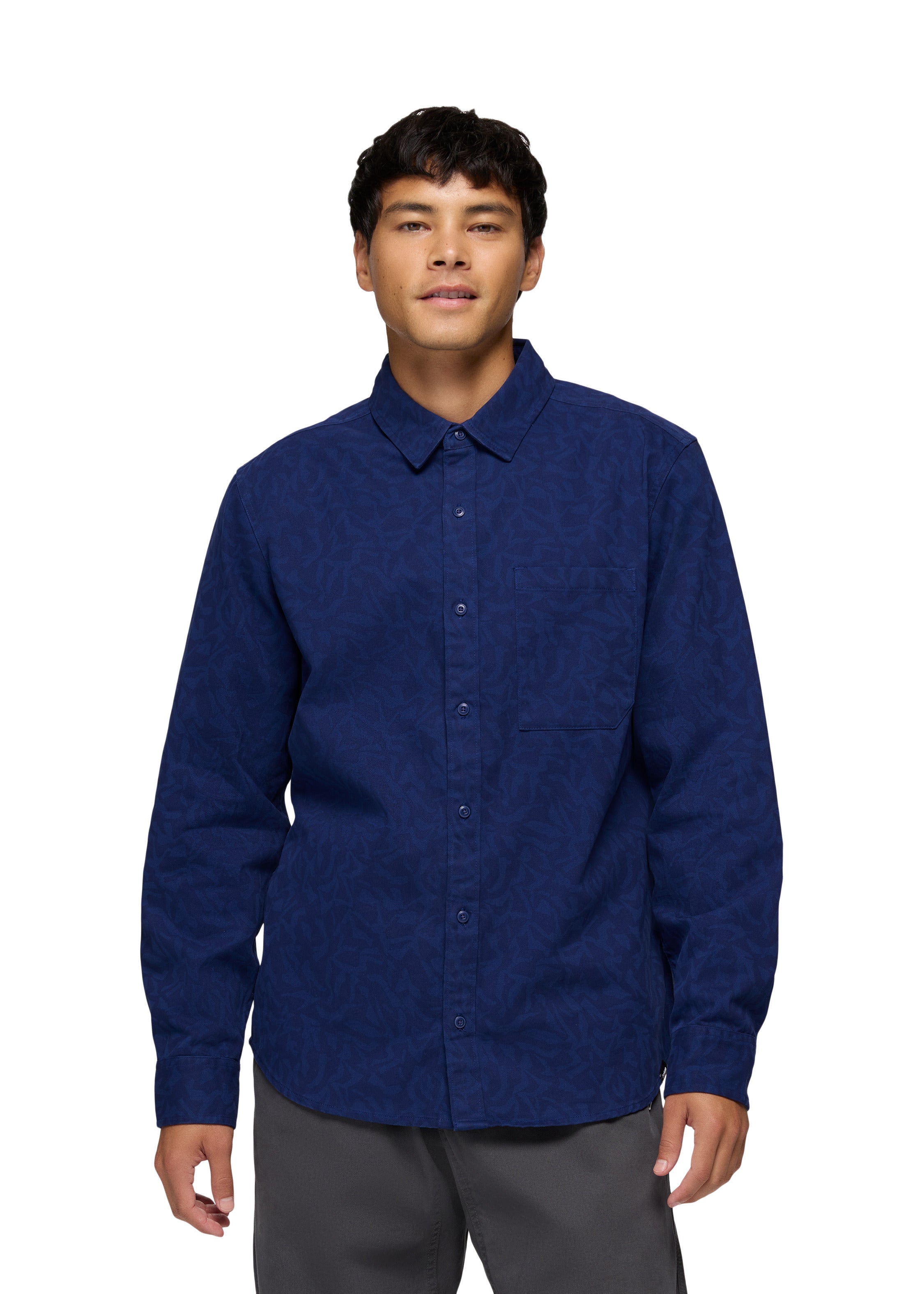 Prana Arbored Long Sleeve Shirt - Mens