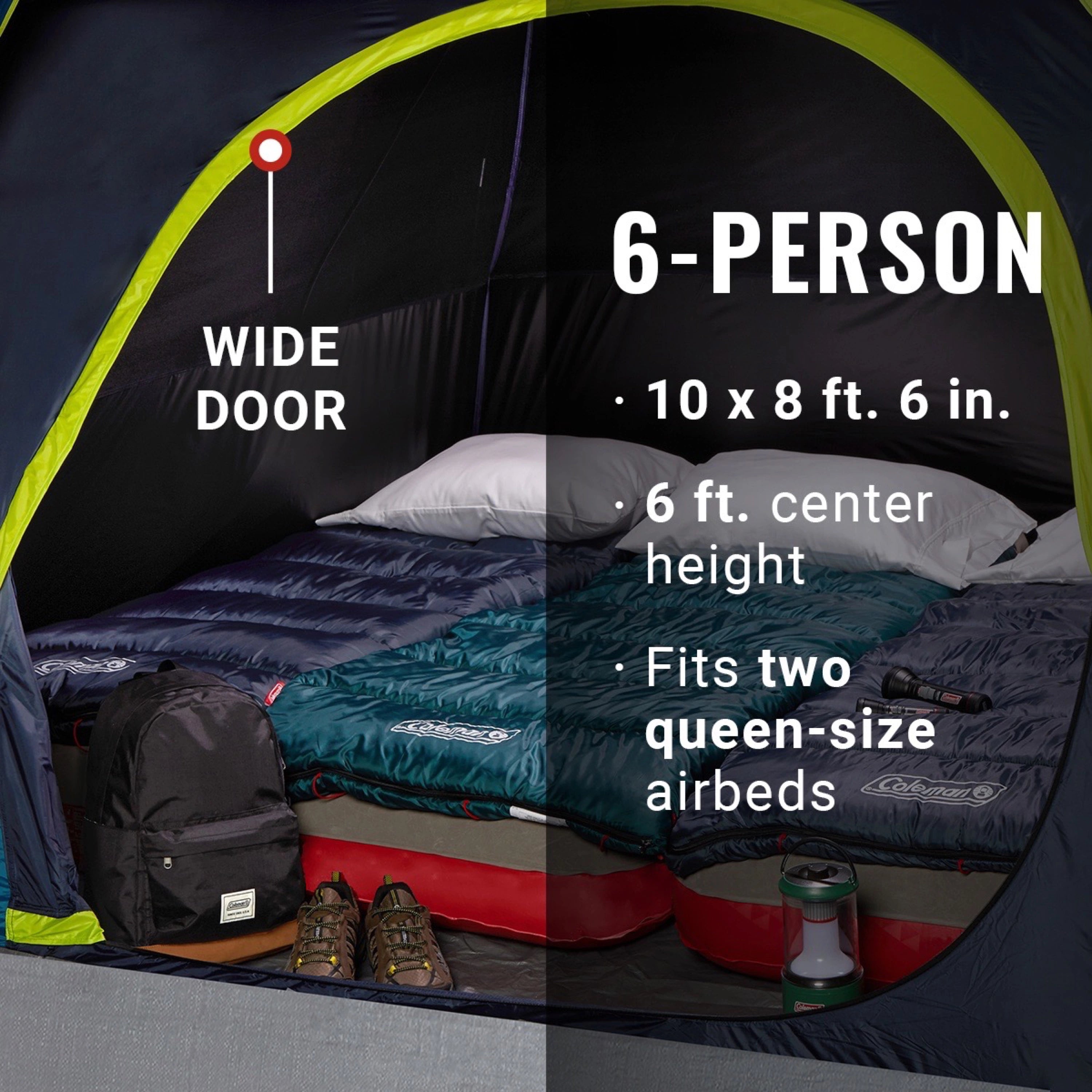 Coleman Dark Room Skydome - 6 Person