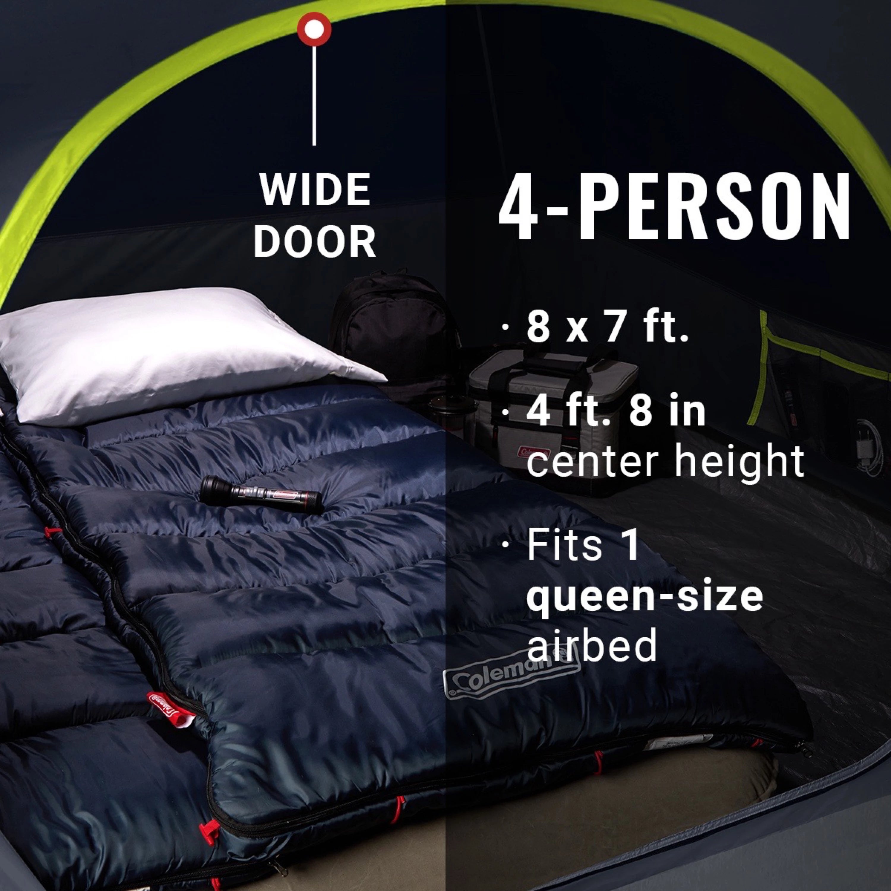 Coleman Dark Room Skydome - 4 Person