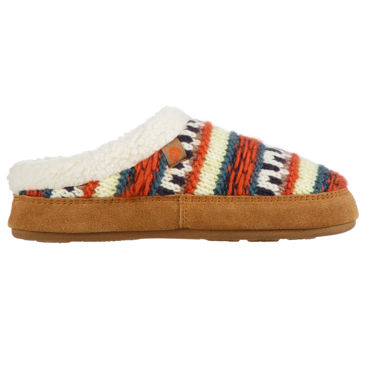 Acorn Fairisle Clog Slipper - Womens