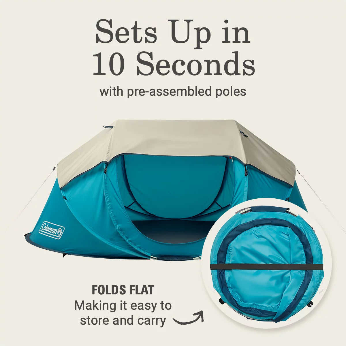 Coleman Camp Burst Pop Up - 2 Person