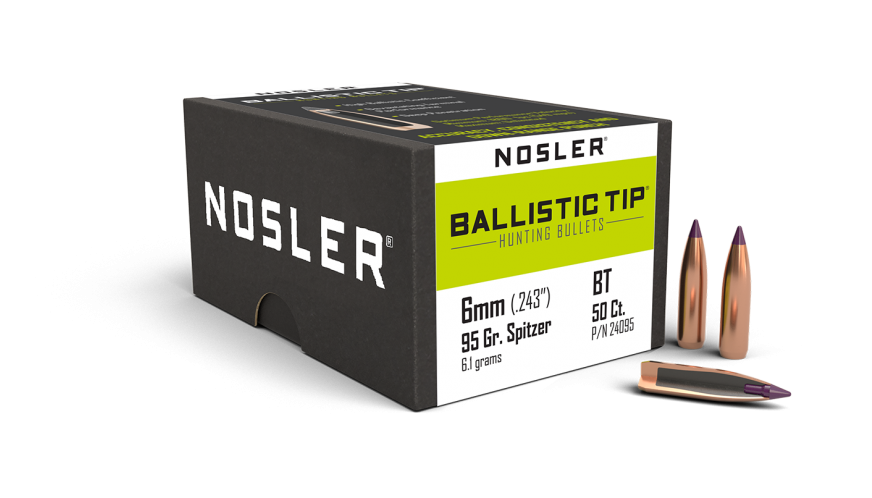 Nosler Ballistic Tip Hunting 6mm / 95Gr