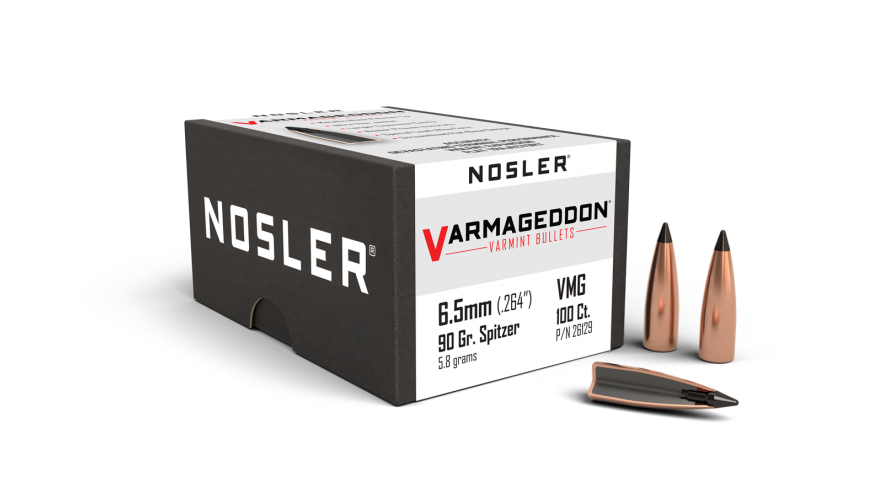 Nosler FB Tipped Varmageddon 6.5mm / 90Gr