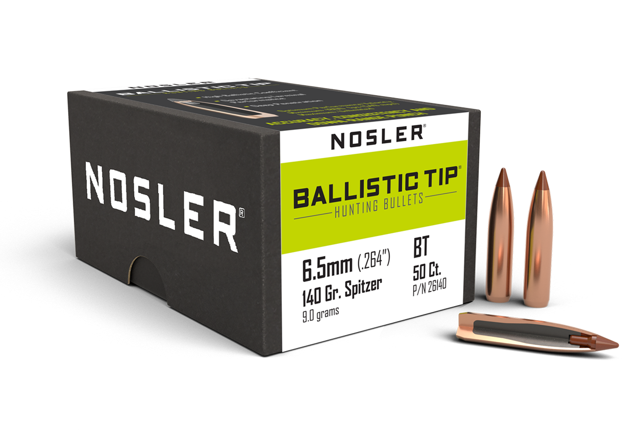 Nosler Ballistic Tip 6.5mm / 140Gr